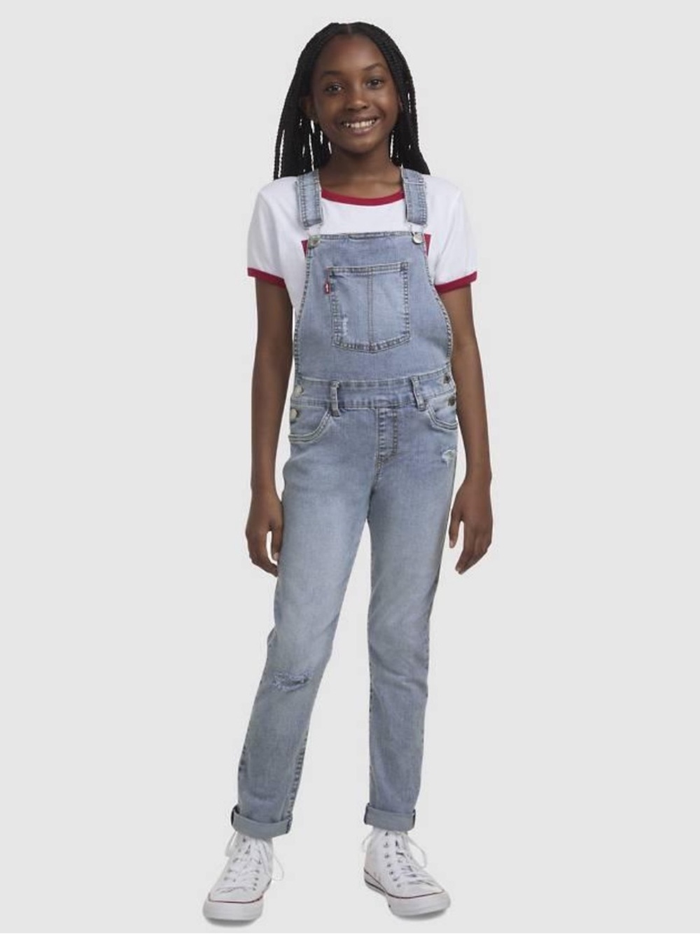 Levis | Denim Bib Overalls Girls Skinny Leg Sz 14